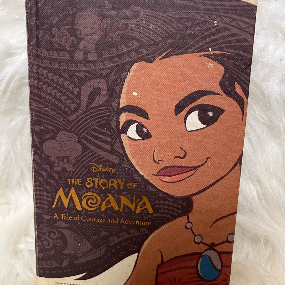 ❤️5/$20. Disney Moana Adventure Book with Brown and White Text